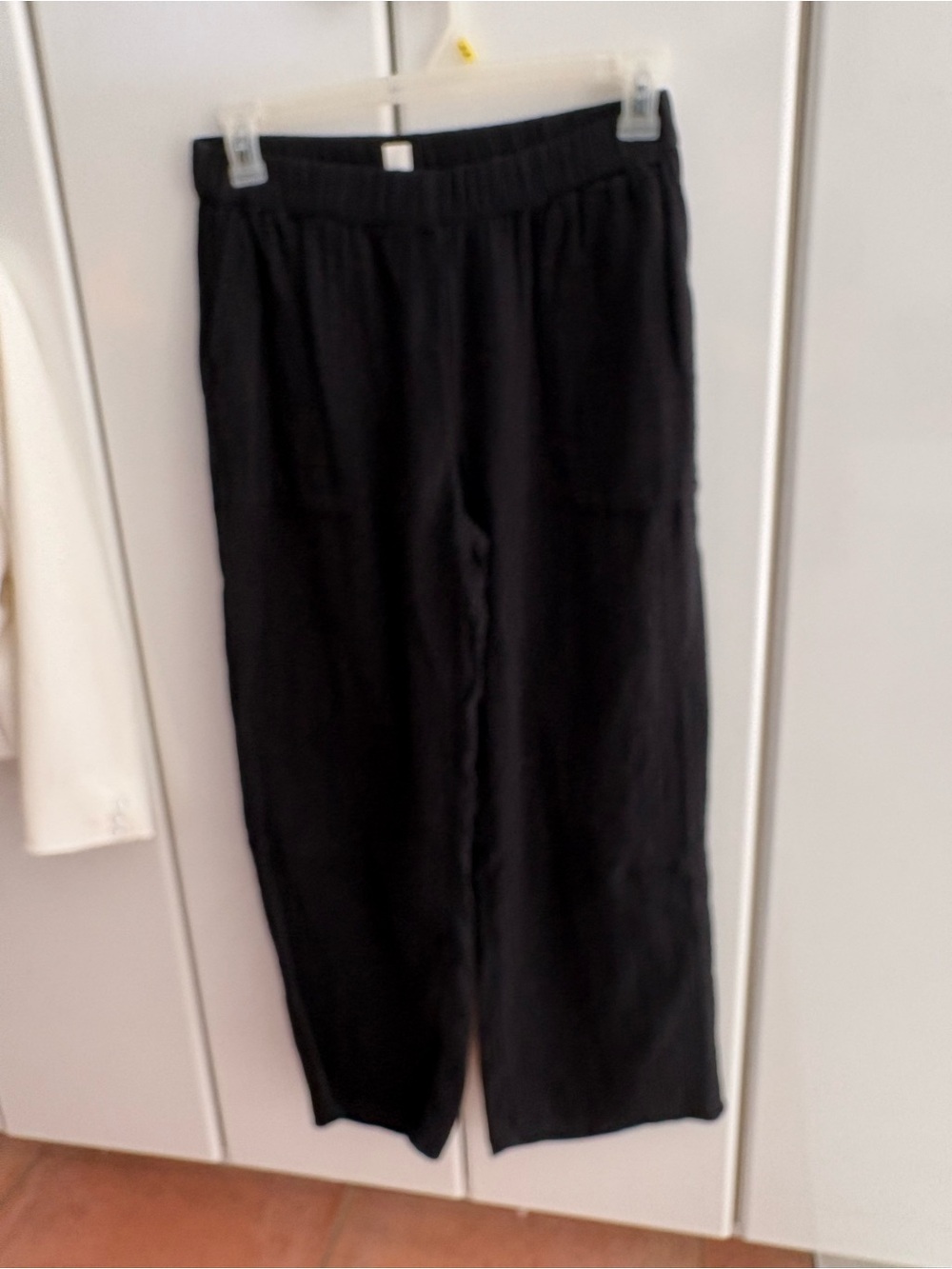 Caslon Black Wide-Leg gauze pants